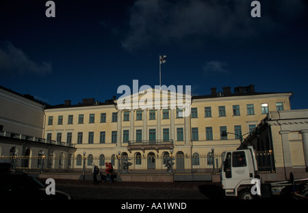 Il palazzo presidenziale di Helsinki Finlandia Scandinavia Europa Foto Stock