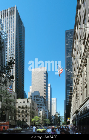Quinta Avenue, New York City, NY, STATI UNITI D'AMERICA Foto Stock
