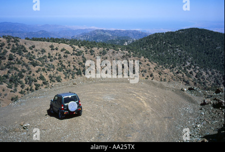 Quattro ruote motrici da i Monti Troodos in Cipro Foto Stock