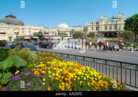 Place du Casino, Monte Carlo, Monaco Foto Stock