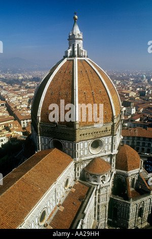 Il Duomo di Santa Maria del Flore, Firenze, Toscana, Italia Foto Stock