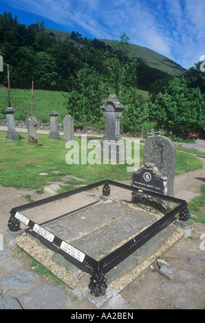 Rob Roy s grave, Balquhidder, Stirling, Scozia Foto Stock