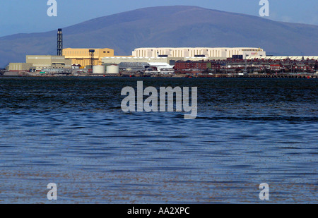 Cantiere Vickers a Barrow in Furness Cumbria Foto Stock