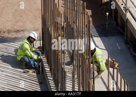 M1 allargamento Schema giunzioni tra 6A & 10 Foto Stock