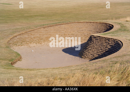 Bunker 'Royal Liverpool Golf Club' Hoylake Wirral Merseyside England Foto Stock