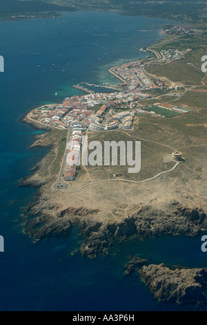 Vista aerea del porto farnells Foto Stock