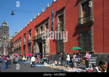 Ex Palazzo Arcivescovile, ora Museo de la Secretaria de Hacienda y Credito Publico, Calle Moneda, Città del Messico, Messico Foto Stock