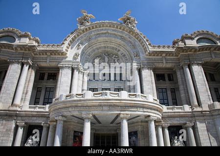 Palacio de las Bellas Artes e Museo Nacional de Arquitectura, Alameda Central, Città del Messico, Messico Foto Stock