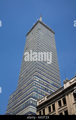 Torre Latinoamericana, 44 piani di altezza, Eje Central Lazaro Cardenas, Città del Messico, Messico Foto Stock