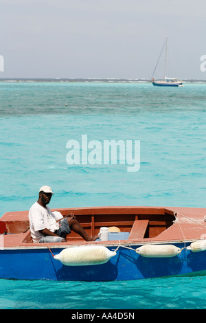 Fisherman, Grenadine, Caribbean West Indies Foto Stock