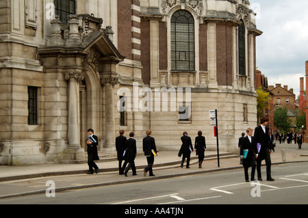 Eton College famosa scuola pubblica England Regno Unito gli alunni Foto Stock