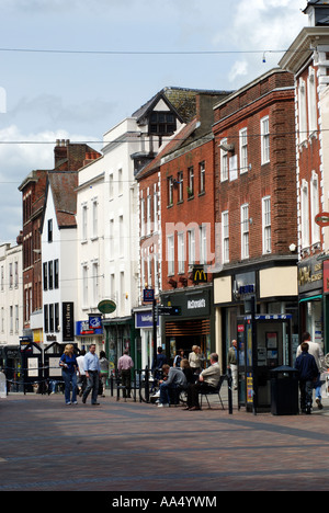 Gloucester city centre a Westgate Street, Gloucestershire, England, Regno Unito Foto Stock