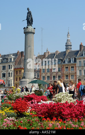 Statua di déesse (DEA) di Lille (Flanders-France) Foto Stock