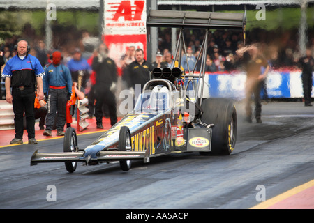 Top fuel dragster Foto Stock