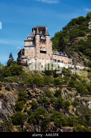 Castello Katz, Renania, Germania, Europa Foto Stock