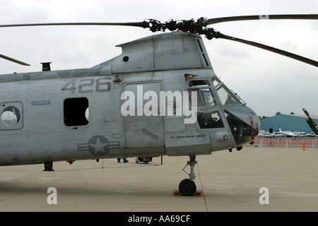 Stati Uniti CH-46 Sea Knight elicottero Foto Stock