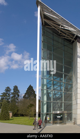 Università di Cambridge la moderna architettura della Facoltà di Giurisprudenza edificio progettato da Norman Foster Foto Stock