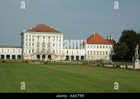 Il palazzo di Nymphenburg a Monaco di Baviera Foto Stock