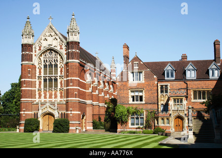 La vecchia corte, Selwyn College di Cambridge, Inghilterra. Foto Stock