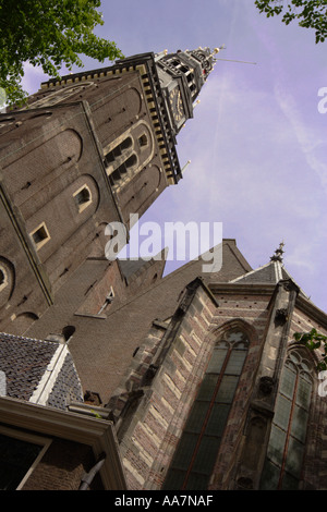 Oude Kerk un paradiso nel centro del quartiere a luci rosse di Amsterdam Olanda Foto Stock