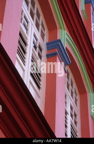 Bottega rosa Ann Siang Hill Chinatown di Singapore Foto Stock