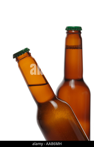 Bottiglie di birra Foto Stock