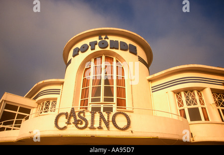 La Rotonde Casino Pleneuf Val Andre Bretagna Francia Foto Stock