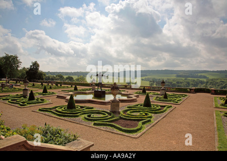 Harewood House, terrazza giardino, Leeds, Yorkshire, Regno Unito ,l'Europa Foto Stock