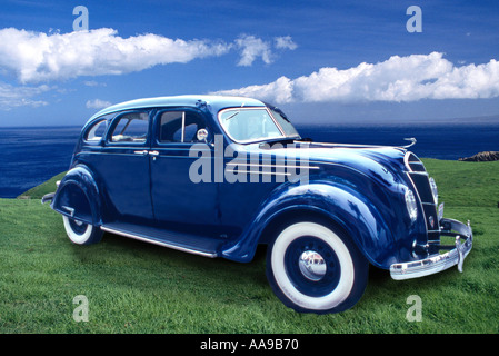 Antiquariato vintage 1941 Desoto american automobile Foto Stock