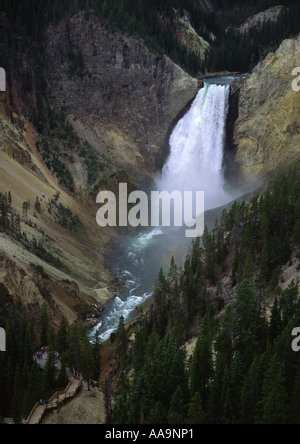 Le cascate Inferiori, Yellowstone River, STATI UNITI D'AMERICA Foto Stock