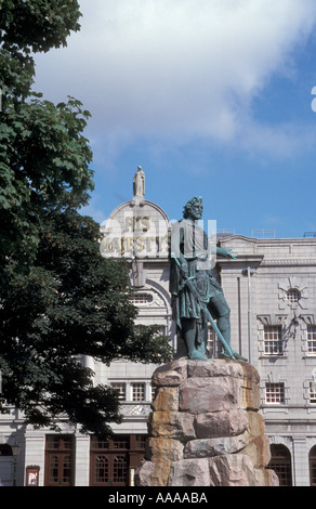 William Wallace Statua in Aberdeen Scotland Foto Stock