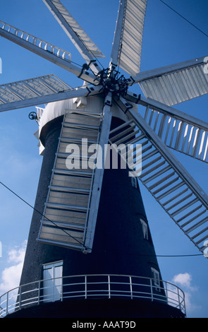 Il mulino a vento di Heckington Lincolnshire Inghilterra Foto Stock