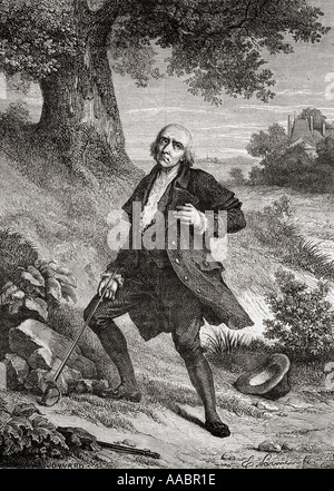 La morte di Roland. Jean Marie Roland de la Platiére, 1734 - 1793. Ministero degli interni francese. Foto Stock