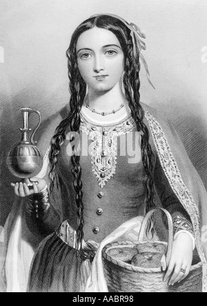 Matilde di Scozia, aka Edith c 1079/80 - 1118. Regina di Enrico I di Inghilterra. Foto Stock