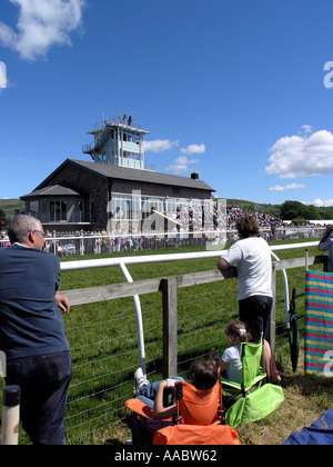 Una giornata di gare a Cartmel Foto Stock