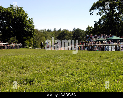 Il giorno della gara a Cartmel Foto Stock