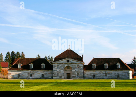 Il Royal Saline Royale di soluzione salina in corrispondenza di Arc Et Senans Jura Francia Foto Stock