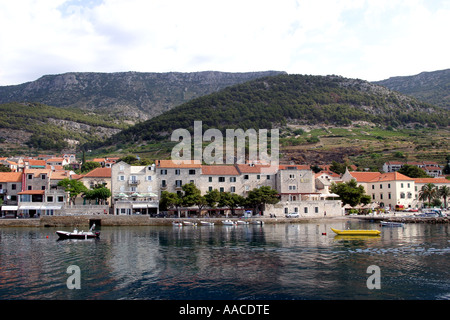 Porto di Bol sulla isola di Brac, Croazia 2006 Foto Stock