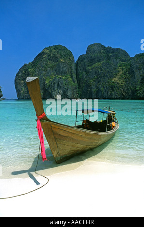 Long Tail barche Krabi Thailandia Foto Stock