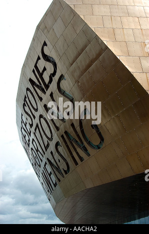 Wales Millennium Centre of Culture and Arts a Cardiff Foto Stock