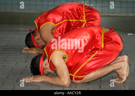 Fattoria di coccodrilli Pattaya Thailandia Foto Stock