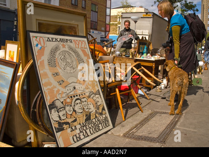 Golborne Road Market Londra Inghilterra REGNO UNITO Foto Stock