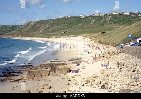 Parte di Sennen Cove sulla Whitesand Bay Foto Stock