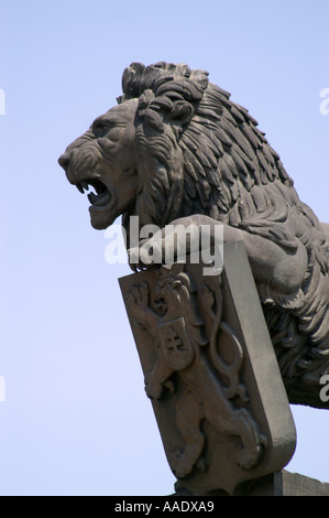 Simbolo di solidarietà Cecoslovacca a Bratislava, in Slovacchia Foto Stock