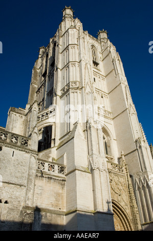 La cattedrale di Notre Dame a Saint Omer Francia Foto Stock