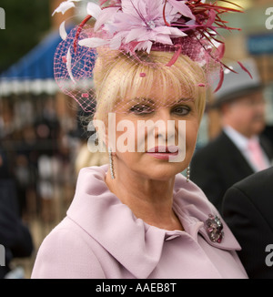 Ivana Trump su ladies day at Royal Ascot 2007 Foto Stock