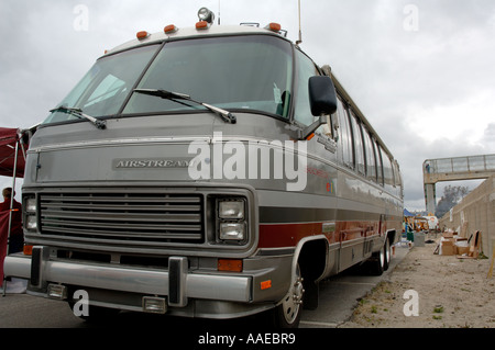 Woodies nella California del Sud, classic in pannelli di legno di grandi station wagon associate con il surf cultura degli anni cinquanta Foto Stock
