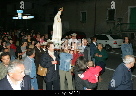 Festa della Madonna Trinita Sala Consillina Italia - Cattolica celebrazione religiosa Foto Stock