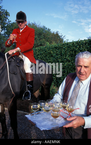 Foxhunt Tiverton Devon England Regno Unito Foto Stock