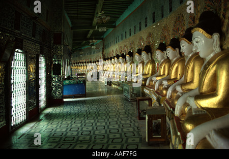 Umin Thonze pagoda Sagaing Myanmar Foto Stock